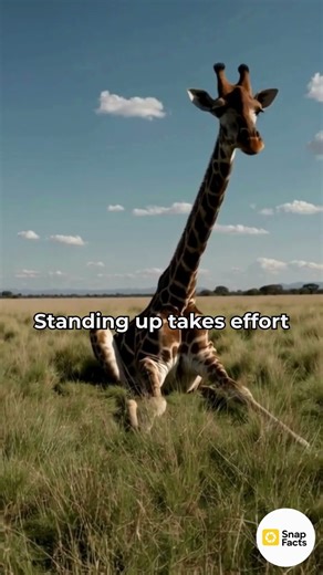 Why Giraffes Sleep So Little #animallife #wildlife #nature #facts #didyouknow