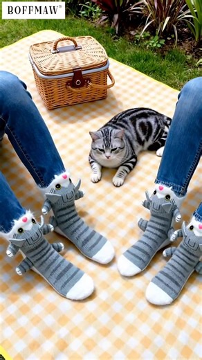 🐾 Cat lovers, we need your opinion! 😻 Would you wear socks that purr with personality? Our Cat Knit Socks are soft, cozy, and so cute it’s impossible not to smile when you look down. 💕 They’ve started a debate in the comments — are you more of a “lazy cat napper” or a “playful kitten” type? 😸 Tell us below 👇 and tag your fellow cat lover! 🐾 #CatSocks #CozyVibes #CatLoverStyle #AnimalSocks | Boffmaw