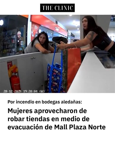 Robo en Mall Plaza Norte durante evacuación