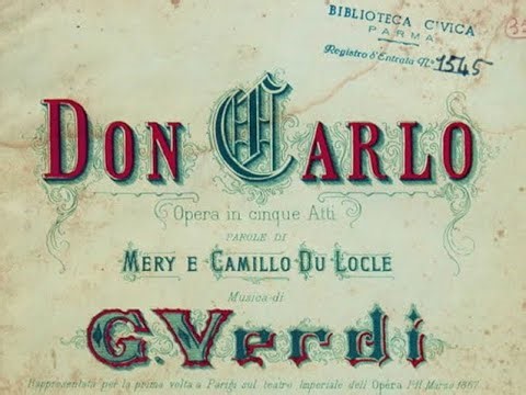 Verdi: Don Carlo - Dio, che nell'alma infonder - Franco Corelli, Eberhard Waechter (live Wien 1970)