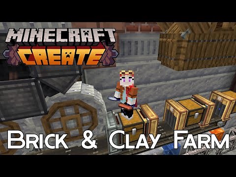 Minecraft Create Mod (1.20.1): Fully Automatic Brick/Clay/Sand/Flint Farm