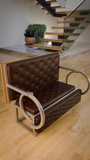 3.9M views · 25K reactions | Cozy Leather Flip Chair Comfort 癩✨ | Decoration Courses | Facebook