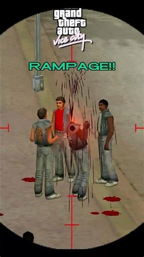 GTA VC Rampage ☠️ #GTAViceCity #Gaming #GTA