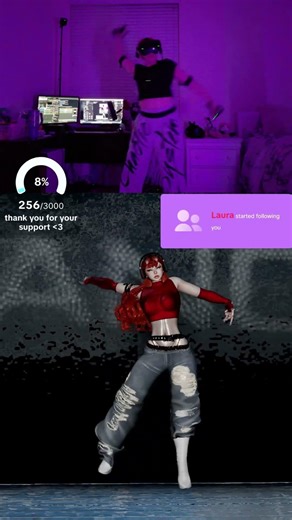 How I Freestyle in VR to mama saturn- Tanerélle #vrdance #fullbodytracking #vrchat #vrirl