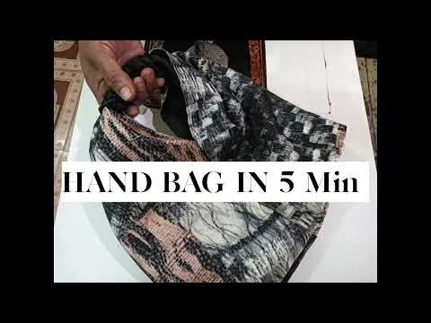 Simple HandBag Making In 5 Min | Ladies HandBag