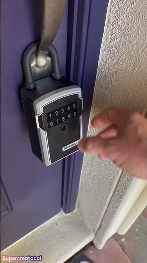 How to Unlock & Lock - Open & Close a Master Lock Bluetooth Lockbox in Seconds!