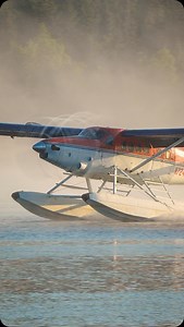 DeHavilland Otter DHC-3 departing from a misty lake in Homer Alaska. #aviation #dhc3 #DeHavilland #flying #floatplane | Deon Mitton Aviation Photography