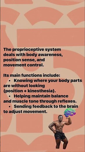 Propriocepti e system