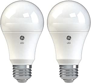 GE Basic LED Light Bulbs, 100 Watt, Soft White, A19, Medium Base (2 Pack)