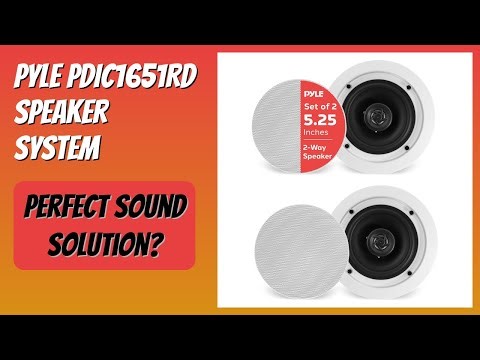 REVIEW (2025): Pyle PDIC1651RD Speaker System. Features