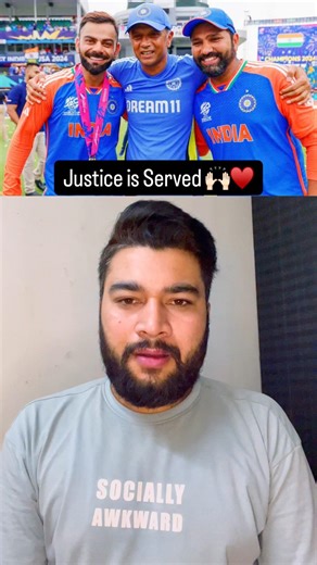 BCCI Naman Awards 2026 | Rahul Dravid Life Time Achievement Award | Justice is Served #shorts ￼