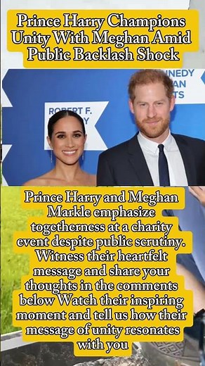 TAKING A STAND! Harry’s Bold Public Display of UNITY with Meghan Amidst Vicious Attacks! 💥💖