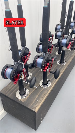 Slayer Racks LLC on Instagram: "A few of the more recent builds that have headed out of the shop. Often copied but never recreated. All racks are built by hand in the USA🇺🇸 with all stainless components. Shoot us a DM to get your reels out of the corner and into a rack. #SlayerProduct #SlayerRacks #OnlyRackYourWifeWillLetInTheHouse #SwordFish #Grouper #Wahoo #viral #Woodworking #WhitemarlinOpen #marlin #mahi #kingfish #saltwaterfishing #biggamefishing #explor #wahooseason #floridafishing #geor