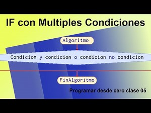 If con múltiples condiciones I Programar desde cero clase 05
