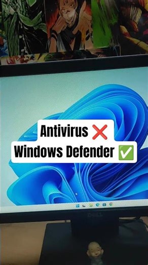 Antivirus ❌ Windows Defender ✅| Day-0706| Windows Tips #techreels #short #windows11tips #windows11