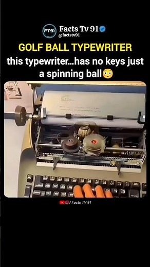 This Typewriter Uses a Spinning Ball 🤯