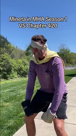 Mineta in MHA Season 1 VS Chapter 420