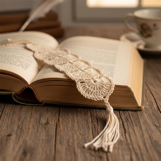 Easy Crochet Shell Bookmark Pattern With Tassel – Vintage & Beginner Friendly - Etsy