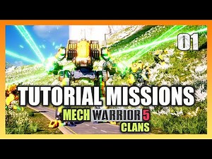 Tutorial Missions | MechWarrior 5 Clans | Full Campaign Playthrough | Episode #1
