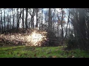 Lighting a Fire with a shotgun! - 12 Gauge Dragons Breath