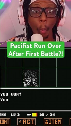 My Pacifist Run Ended the Moment I Met Froggit