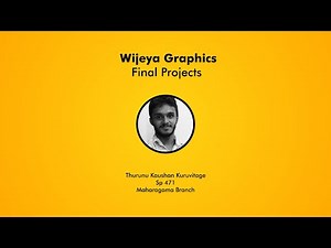 Wijeya Graphics Final Project For Diploma In Multimedia