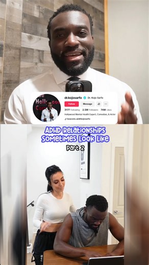 32K views · 361 reactions | What’s it like to date someone with ADHD and why can this be a frustrating experience. Likewise, there are some advantages and I know as an individual with ADHD myself! | Kojo Sarfo | Facebook