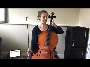 G minor scale, 2 octaves - cello tutorial