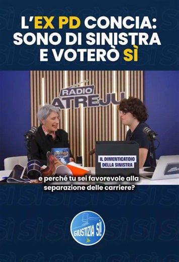 L’ex parlamentare del Pd Paola Concia spiega, senza peli sulla lingua, perché voterà Sì al #referendum #giustizia per la separazione delle carriere del 22/23 marzo. Una riforma necessaria ma soprattutto trasversale, sostenuta fino a pochissimi anni fa anche dalla sinistra #magistratura #iovotosi #csm