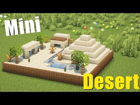 Minecraft How to Build Mini Desert!