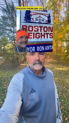 Day 22- Boston Heights! Yesterday marked the three weeks since Father Gary took his first step on his pilgrimage, and he is truly blown away by all the support and love. He was visited by Father Scott and his family, reminding Father Gary that the church isn’t a building, its community. #StepUpSpeakOut2025 #KeepFamiliesTogether #ImmigrantsMakeAmericaGreat | Step Up, Speak Out