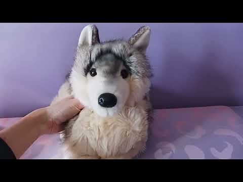 Unboxing a Smoke Wolf Plush by Douglas Cuddle Toys 🐺🤗