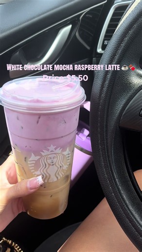 White Chocolate Mocha Raspberry Latte recipe