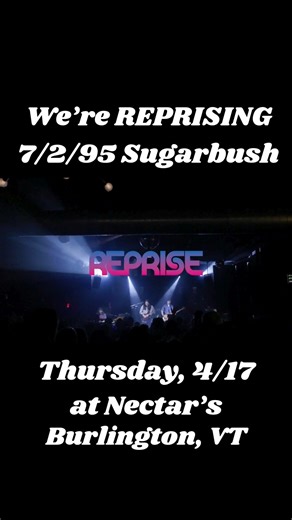 THURS, 4/17! Reprise Band recreates Phish’s 7/2/95 Sugarbush show live at Nectar’s! Grab your tix now for an unforgettable Phish experience journeying back through time. Limited 18 tix available. 🎟: https://bit.ly/42jPnNP | Nectar's