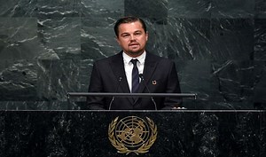 Leonardo Dicaprio terrified about climate change