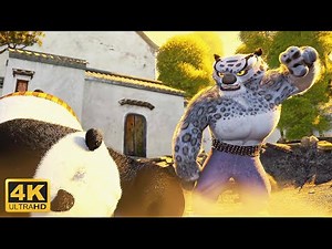 Po VS Tai Lung Final Battle (Kung Fu Panda 2008) Full Final Fight Scene (Remastered 4K 60FPS)