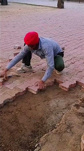 interlock block instalation