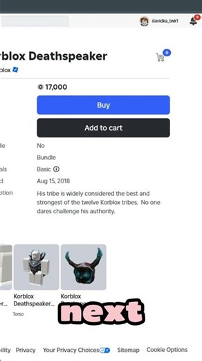 THE "NEW" 100% FREE WAY TO GET KORBLOX IN ROBLOX #shorts