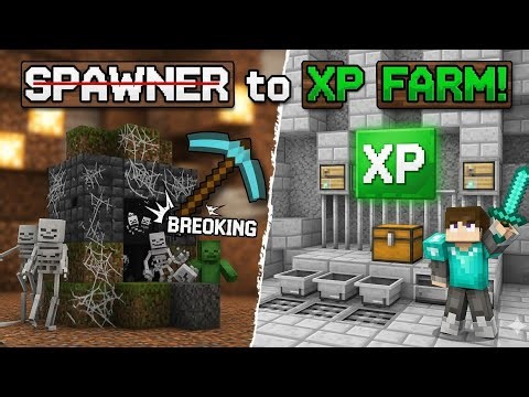 "INSANE XP FARM in Minecraft! 😱 Using MOB SPAWNER for UNLIMITED Levels!"