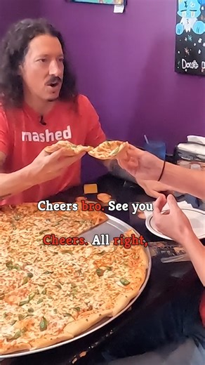 6.5K views · 30 reactions | The Patented Technique To Crushing A 30 Inch Pizza #mashedbros #foodchallenge #pizza | Mashed | Facebook