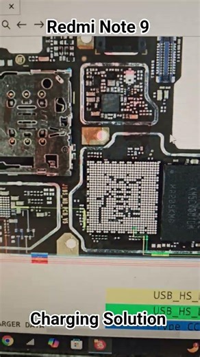 Redmi Note 9 Charging Problem Solutions/ Redmi N9 Data line schematic/ Mi charging Repairing Trick