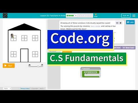 Code.org Express Lesson 22.5 Functions with Artist | Answers Explained | Course E Lesson 11.5
