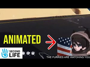 How to Put Your ANIMATED Second Life Avatar on Any Livestream You do