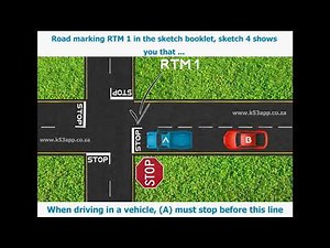 Road marking RTM 1 shows.. | #Learners #Driving #Licence #Test Question and answer | k53app youtube