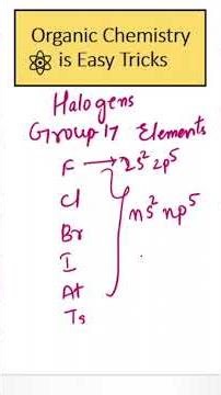 Halogens 17 Group Elements #chemistry