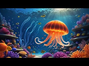 Four Jellyfish Juggle in the Sea | Fun Jellyfish Song for Kids | Counting & Ocean Nursery Rhyme