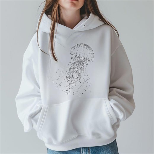 Rhinestone Style Jellyfish PNG | Dotted Design (sublimation DTF DTG Download) - Etsy Canada