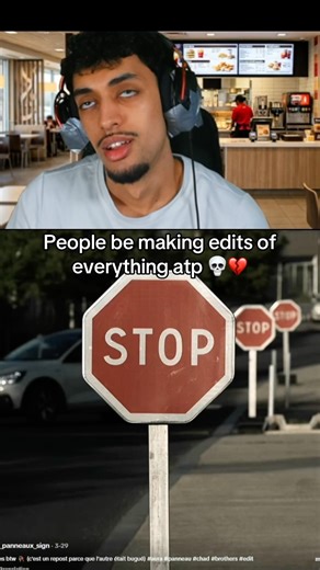 People really are fanning over a stop sign 💀