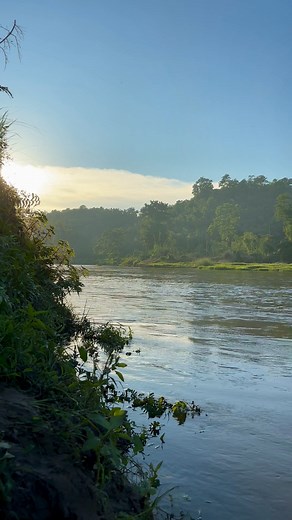 Nature's masterpiece in continuous motion.🌿🍃 • #RiverFlow • #RiverLife • #Riverside | Angelica Beypi