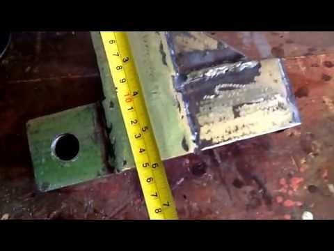 How to make a sleeve hitch for Allis Chalmers and Simplicity garden tractors Part 1.